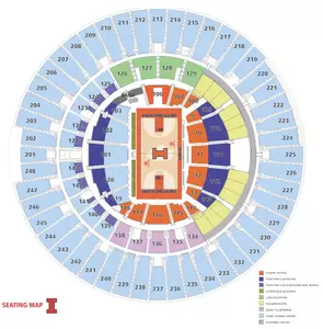 2025-26 Men's Basketball Seating Map