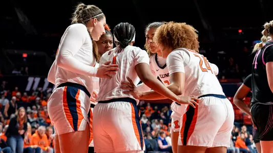 CHAMPAIGN, IL- February 13, 2025 - Photos taken during the game between the Penn State Nittany Lions and the Illinois Fighting Illini at State Farm Center in Champaign, Illinois (Photo By Sofi Klein/Illinois Athletics)