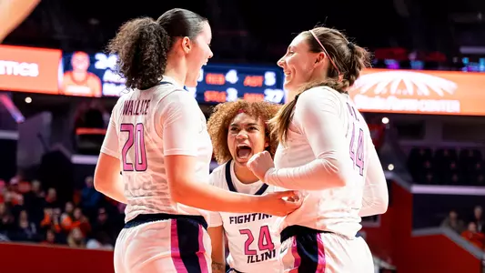 Illinois WBB vs Nebraska - Wallace/McKenzie/Bostic