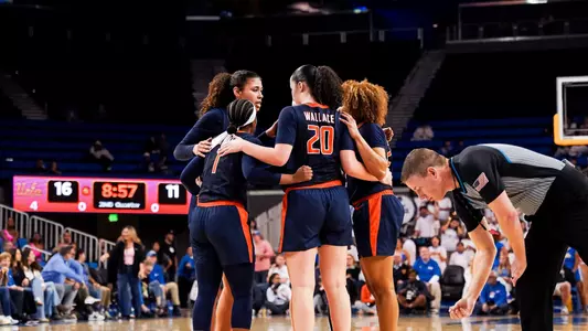 LOS ANGELES, CA- February 20, 2025 - Photos taken during the game between the UCLA Bruins and the Illinois Fighting Illini at Pauley Pavilion in Los Angeles, California (Photo By Madison Dabrowski/Illinois Athletics)