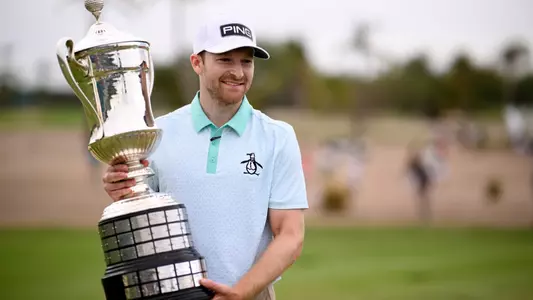 Brian Campbell with Mexico Open Trophy
