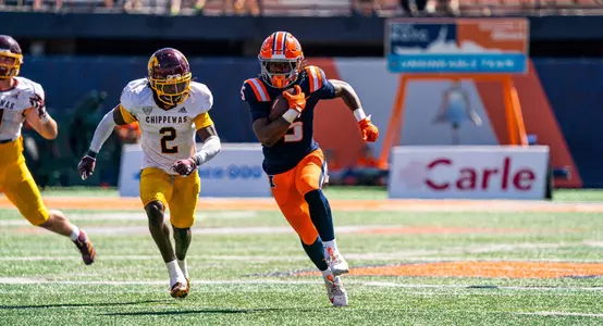 CHAMPAIGN, IL - September 14, 2024 - Photos taken during the match between the Central Michigan Chippewas and the Illinois Fighting Illini at Memorial Stadium in Champaign,IL. (Photo By Kevin Snyder/Illinois Athletics)
