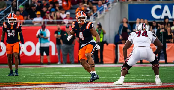 ORLANDO, FL - December 31, 2024 - Photos taken during the game between the South Carolina Gamecocks and the Illinois Fighting Illini at Camping World Stadium in Orlando,FL. (Photo By Kevin Snyder/Illinois Athletics)