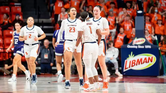 Illinois WBB vs Northwestern - Shoup-Hill, Bryant, Wallace