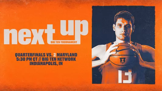 Next up - vs. Maryland - BTT Quarterfinal - 3-14-25
