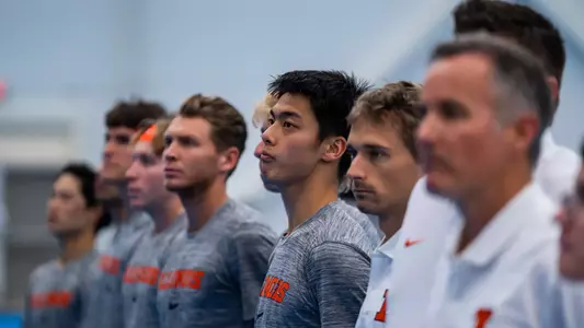 CHAMPAIGN, IL- March 21, 2025 - Photos taken during the Men’s Tennis match against the UCLA Bruins at Atkins Tennis Center in Champaign, IL.
(Phots By Lucas Sun/Illinois Athletics)