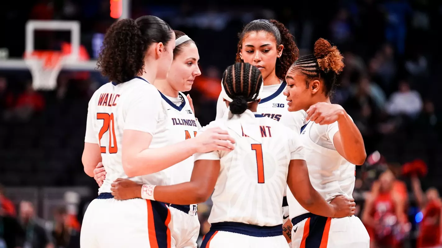 INDIANAPOLIS, IN - March 06, 2025 - Photos taken during the game between the Nebraska Cornhuskers and the Illinois Fighting Illini at Gainbridge Fieldhouse in Indianapolis, IN (Photo By Sofi Klein/Illinois Athletics)
