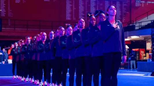 CHAMPAIGN, IL - February 22, 2025 - Photos taken during the Tri-Meet between the Washington Huskies, Illinois State Redbirds, and the Illinois Fighting Illini at Huff Hall in Champaign, IL. (Photo By Eason Zhou/Illinois Athletics)