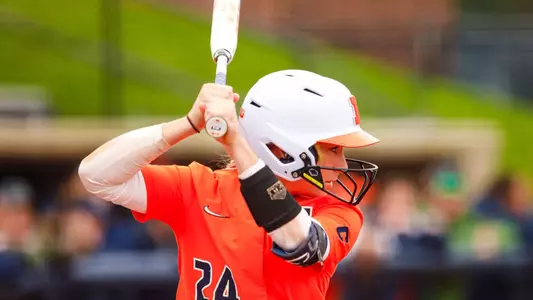 URBANA, IL - April 13, 2025 - Photo taken during the game between the Michigan State University Spartans and the Illinois Fighting Illini at Eichelberger Field in Urbana, IL. (Photo By Dwayne Banks Jr/Illinois Athletics)