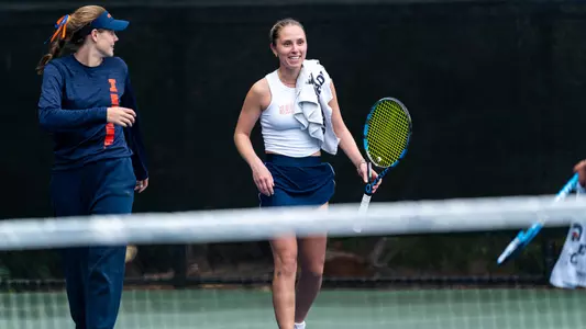 Kasia Treiber McKenna Schaefbauer Big Ten Tournament clinch
