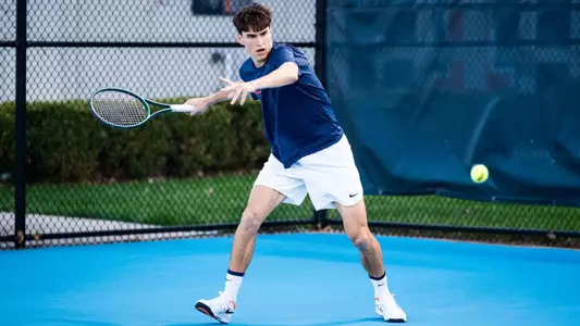 CHAMPAIGN, IL- April 12, 2025 - Photos taken during the Men’s Tennis match against the Penn State Nittany Lions at Atkins Tennis Center in Champaign, IL.
(Phots By Lucas Sun/Illinois Athletics)