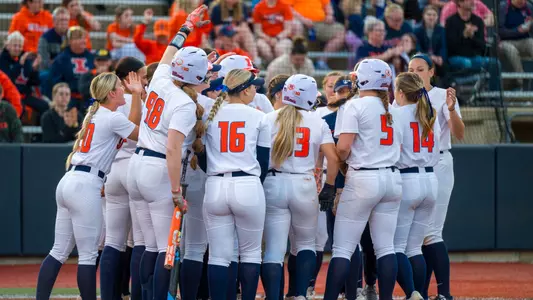 URBANA, IL - March 28, 2025 - Photo taken during the game between the Washington Huskies and the Illinois Fighting Illini at Eichelberger Field in Urbana, IL. (Photo By Eason Zhou/Illinois Athletics)