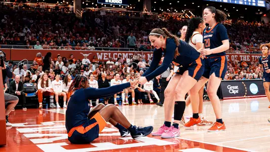 AUSTIN, TX - March 24, 2025 - Photos taken during the Second Round NCAAT game between the Texas Longhorns and the Illinois Fighting Illini in Austin, TX. (Photo By Madison Dabrowski/Illinois Athletics)