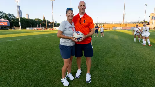 Katie Hultin and Josh Whitman
