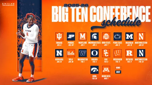 2025-26 WBB Big Ten Schedule graphic