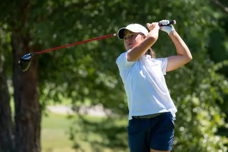 CHAMPAIGN, IL - August 31, 2025 - Anna Ritter during practice at Lincolnshire Fields Country Club in Champaign, IL. Photo By Ashley Ray/Fighting Illini