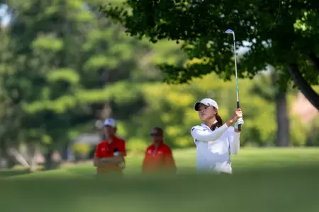 CHAMPAIGN, IL - August 31, 2025 - Erica Lee during practice at Lincolnshire Fields Country Club in Champaign, IL. Photo By Ashley Ray/Fighting Illini