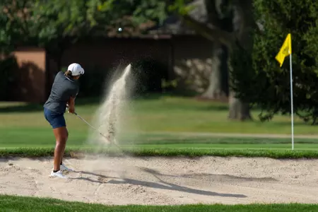 CHAMPAIGN, IL - August 31, 2025 - Sophia Sulkaer during practice at Lincolnshire Fields Country Club in Champaign, IL. Photo By Ashley Ray/Fighting Illini