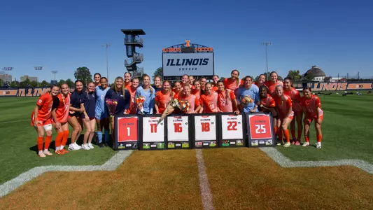 Illinois Soccer 2025 Senior Day