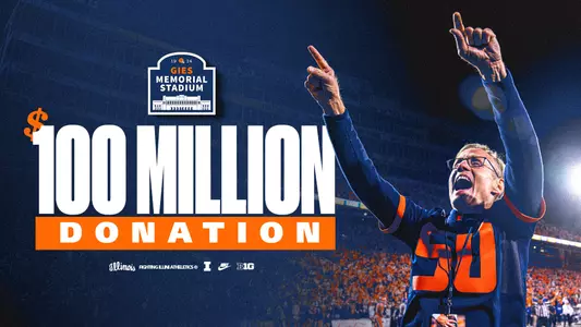 Larry Gies Makes Transformational $100 Million Gift to Illinois Athletics
