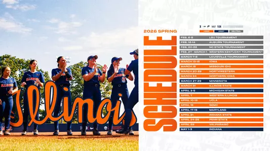 2026 Softball Schedule Graphic