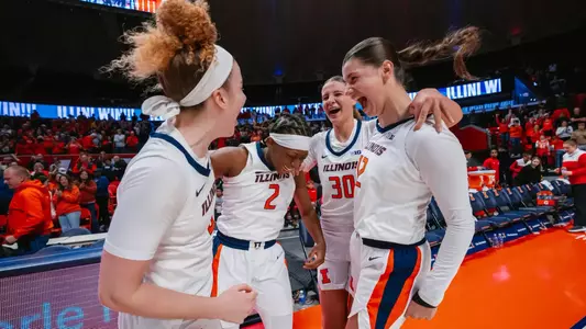 CHAMPAIGN, IL - January 01, 2026 -The game between the Maryland Terrapins and the Illinois Fighting Illini at State Farm Center in Champaign, IL. Photo By Fighting Illini