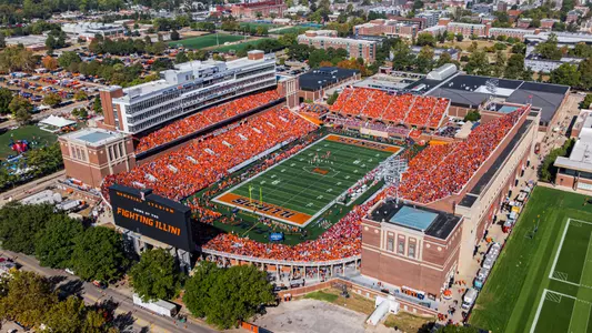Gies Memorial Stadium aerial 2025