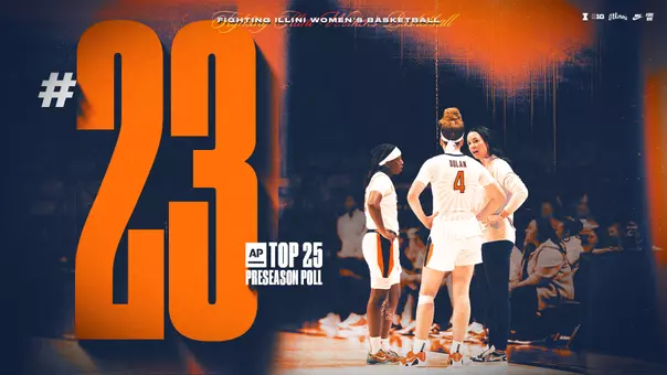 WBB 2026-27 AP Preseason #23 ranking graphic