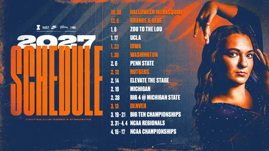 2027 Illinois Women's Gymnastics Schedule