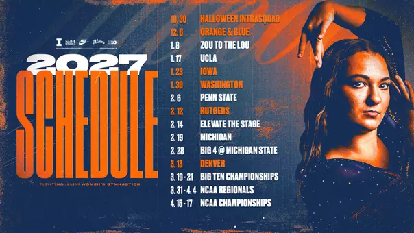 2027 Illinois Women's Gymnastics Schedule