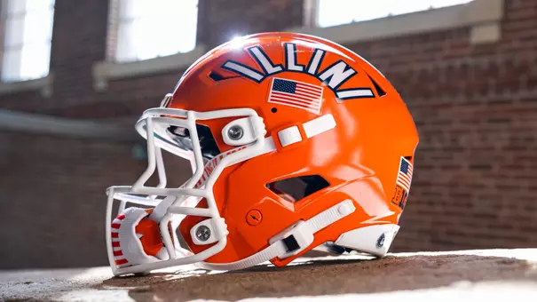 Illini Football Military Helmet
