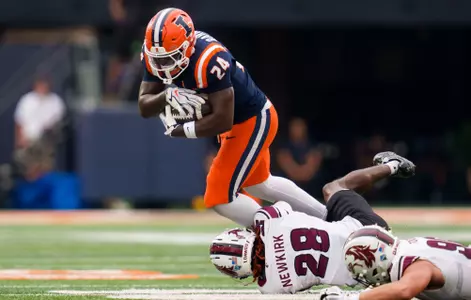 Running Back Javari Barnett (#24) during the game between the Southern Illinois Salukis and the Illinois Fighting Illini at Gies Memorial Stadium in Champaign, IL on September 19, 2026. Photo By Ashley Ray/Fighting Illini