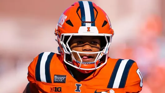 Wide Receiver Nas Rankin (#0) during the Homecoming Game between the Purdue Boilermakers and the Illinois Fighting Illini at Gies Memorial Stadium in Champaign, IL on October 03, 2026. Photo By Aaron Quinn