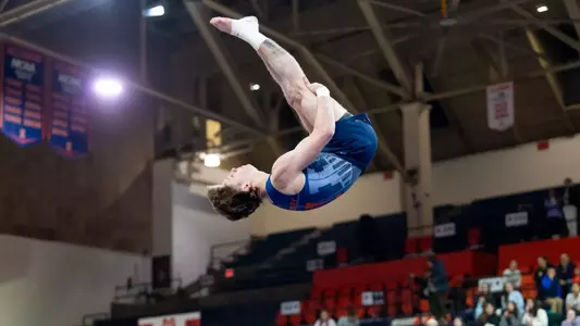 CHAMPAIGN, IL - December 05, 2025 - Garrett Schooley during Orange & Blue at Huff Hall in Champaign, IL. Photo By Ashley Ray/Fighting Illini