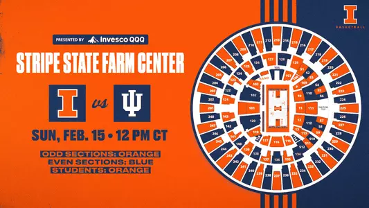 Stripe State Farm Center vs. Indiana - 2-15-26