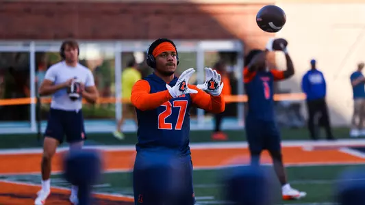 CHAMPAIGN, IL - September 07, 2024 - Photos taken during the game between the Kansas Jayhawks and the Illinois Fighting Illini at Memorial Stadium in Champaign,IL. (Photo By Jenny Butler /Illinois Athletics)