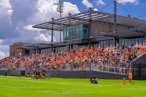 CHAMPAIGN, IL- August 18, 2024 - Photos taken during the match between the DePaul Blue Demons and the Illinois Fighting Illini at Demirjian Park in Champaign, IL. (Photo By Kevin Snyder/Illinois Athletics)