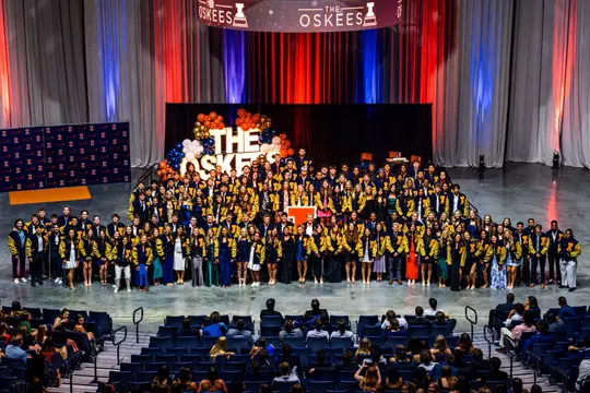 CHAMPAIGN, IL - April 28, 2025 - Photos taken during The 2025 Oskees Award Ceremony at State Farm Center in Champaign, IL. (Photo By Kevin Snyder/Illinois Athletics)