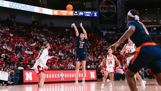 LINCOLN, NE - January 24, 2026 - Photos taken during the away game between the Nebraska Cornhuskers and the Illinois Fighting Illini in Lincoln, NE. (Photo By Madison Dabrowski/Illinois Athletics)
