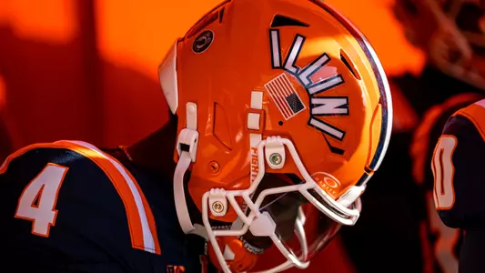 CHAMPAIGN, IL - November 15, 2025 - Quarterback Carson Boyd (#4) during the game between the Maryland Terrapins and the Illinois Fighting Illini at Gies Memorial Stadium in Champaign, IL. Photo By Fighting Illini