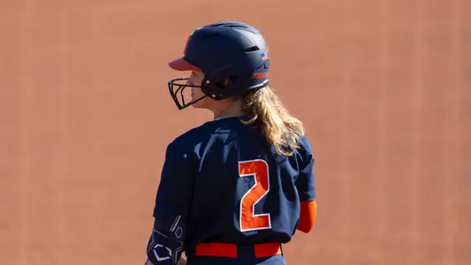 Ava Moore readies for an at-bat