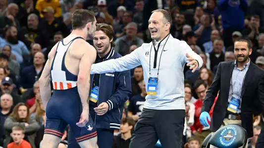 PHILADELPHIA, PA - March 22, 2025 - Photos taken during the NCAA Championships at Wells Fargo Center in Philadelphia, PA (Photo By )