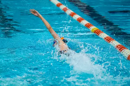CHAMPAIGN, IL- Feburary 01, 2025 - Photos taken during the Swim and Dive meet against Eastern Illinois at the Activities and Recreation Center in Champaign, IL.
(Phots By Lucas Sun/Illinois Athletics)