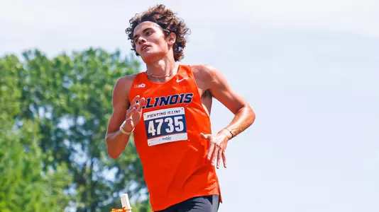 SAVOY, IL - August 20, 2025 - Jackson Barrett during the Fighting Illini Invitational at the Orange and Blue Golf Course in Savoy, IL. Photo by Dwayne Banks Jr./Fighting Illini