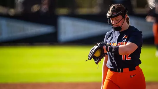 Karley Yergler pitching
