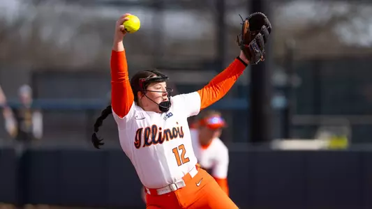 Karley Yergler pitching