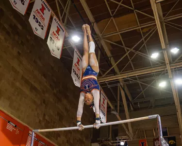 CHAMPAIGN, IL - February 09, 2025 - Photos taken during the meet between Missouri and the Illinois Fighting Illini at Huff Hall in Champaign, IL. (Photo By Quinten Truitt/Illinois Athletics)