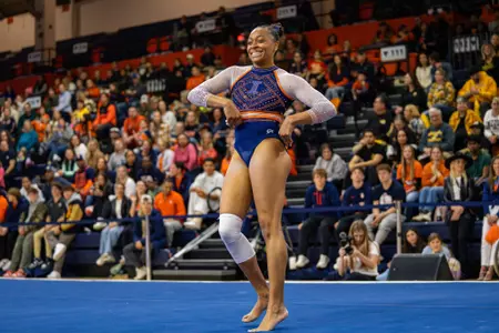 CHAMPAIGN, IL - February 09, 2025 - Photos taken during the meet between Missouri and the Illinois Fighting Illini at Huff Hall in Champaign, IL. (Photo By Quinten Truitt/Illinois Athletics)