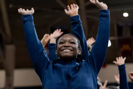 CHAMPAIGN, IL - February 01, 2026 - Skylar Ray Dixon during the meet between the Maryland Terrapins and the Illinois Fighting Illini at Huff Hall in Champaign, IL. Photo By Ryan Shepardson/Fighting Illini