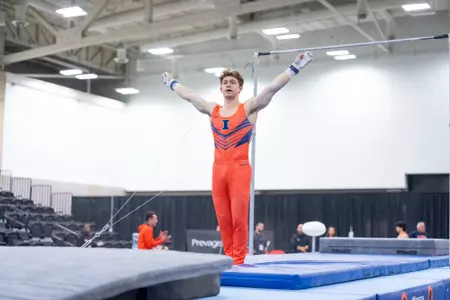 LOUISVILLE, KY - February 21, 2026 - Tate Costa during Winter Cup at Kentucky International Convention Center in Louisville, KY. Photo By Ashley Ray/Fighting Illini